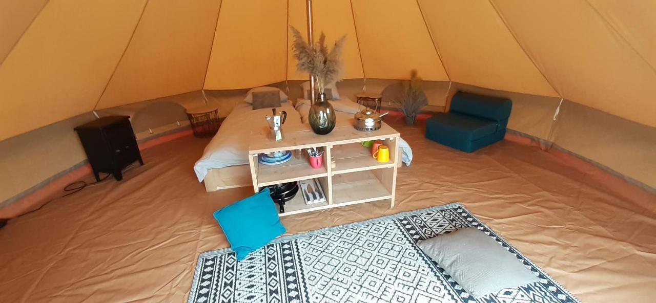 Tente Bell Au Camping Hautoreille Bannes  Exterior photo